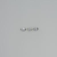1.5-3.0 mm Natural Yellowish white Sapphire Loose Vs Quality Gemstone Round Diamond Cut
