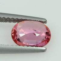 1.19 cts Natural Pink Sapphire Loose Gemstone Oval Cut