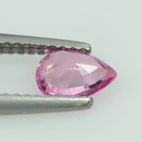 0.73 cts Natural Pink Sapphire Loose Gemstone Pear Cut