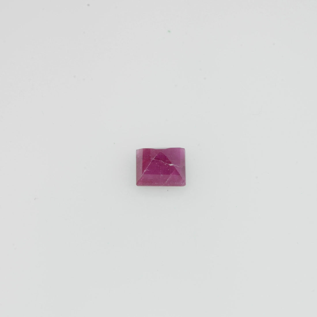 3.7 - 4.0 mm Natural Burma Ruby Loose Gemstone Square Cut