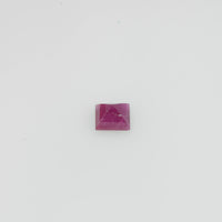 3.7 - 4.0 mm Natural Burma Ruby Loose Gemstone Square Cut