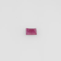 4.5x3.5 mm Natural Burma Ruby Loose Gemstone Long Square Cut