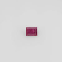 4.5x3.5 mm Natural Burma Ruby Loose Gemstone Long Square Cut