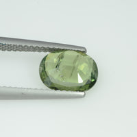 1.71 Cts Natural Green Sapphire Loose Gemstone Oval Cut