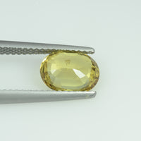 2.09 Cts Natural Yellow Sapphire Loose Gemstone Oval Cut