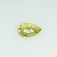1.65 Cts Natural Yellow Sapphire Loose Gemstone Pear Cut