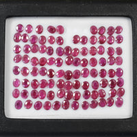5x4 MM Natural Ruby Loose Gemstone Oval Cut