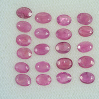 4x3 mm Lot Natural Ruby Loose Gemstone Oval Cut