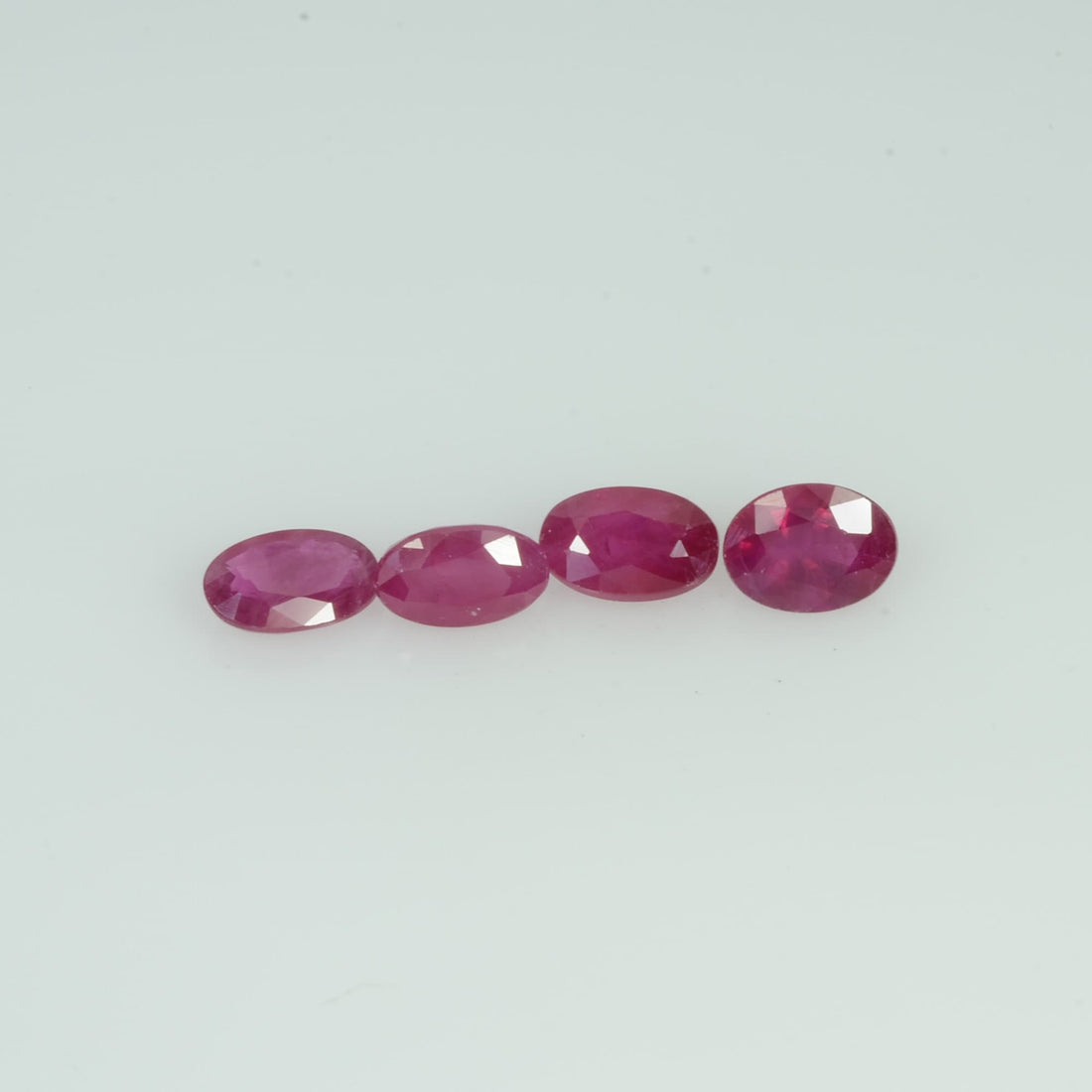 5x3 MM Natural Ruby Loose Gemstone Oval Cut