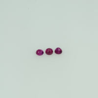 1.4-2.8 mm Natural Ruby Loose Gemstone Round Cut