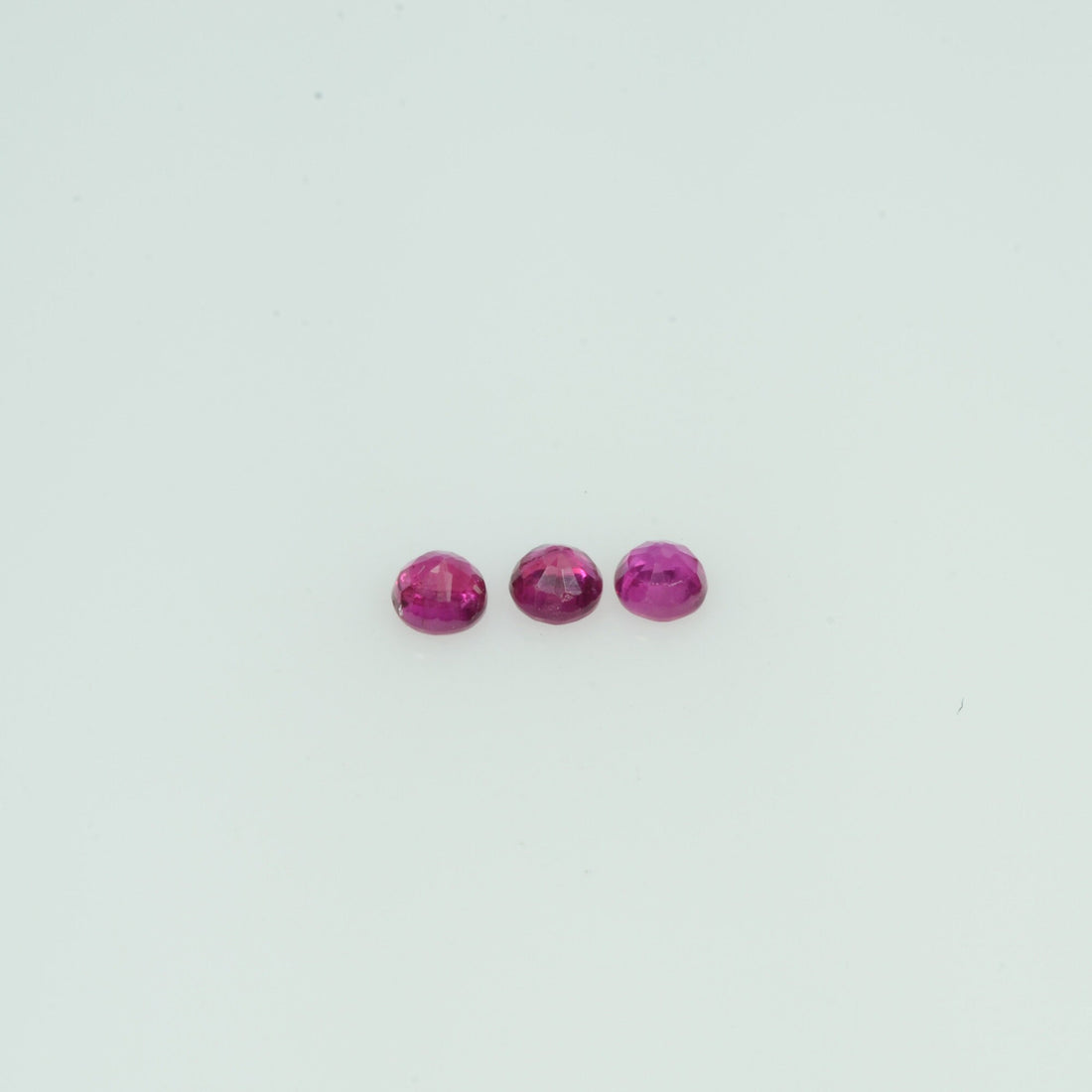 1.3-2.6 mm Natural Ruby Loose Gemstone Round Cut