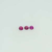 1.3-2.6 mm Natural Ruby Loose Gemstone Round Cut