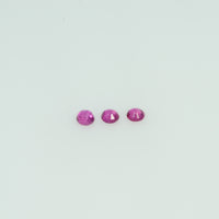 1.4-2.6 mm Natural Ruby Loose Gemstone Round Cut