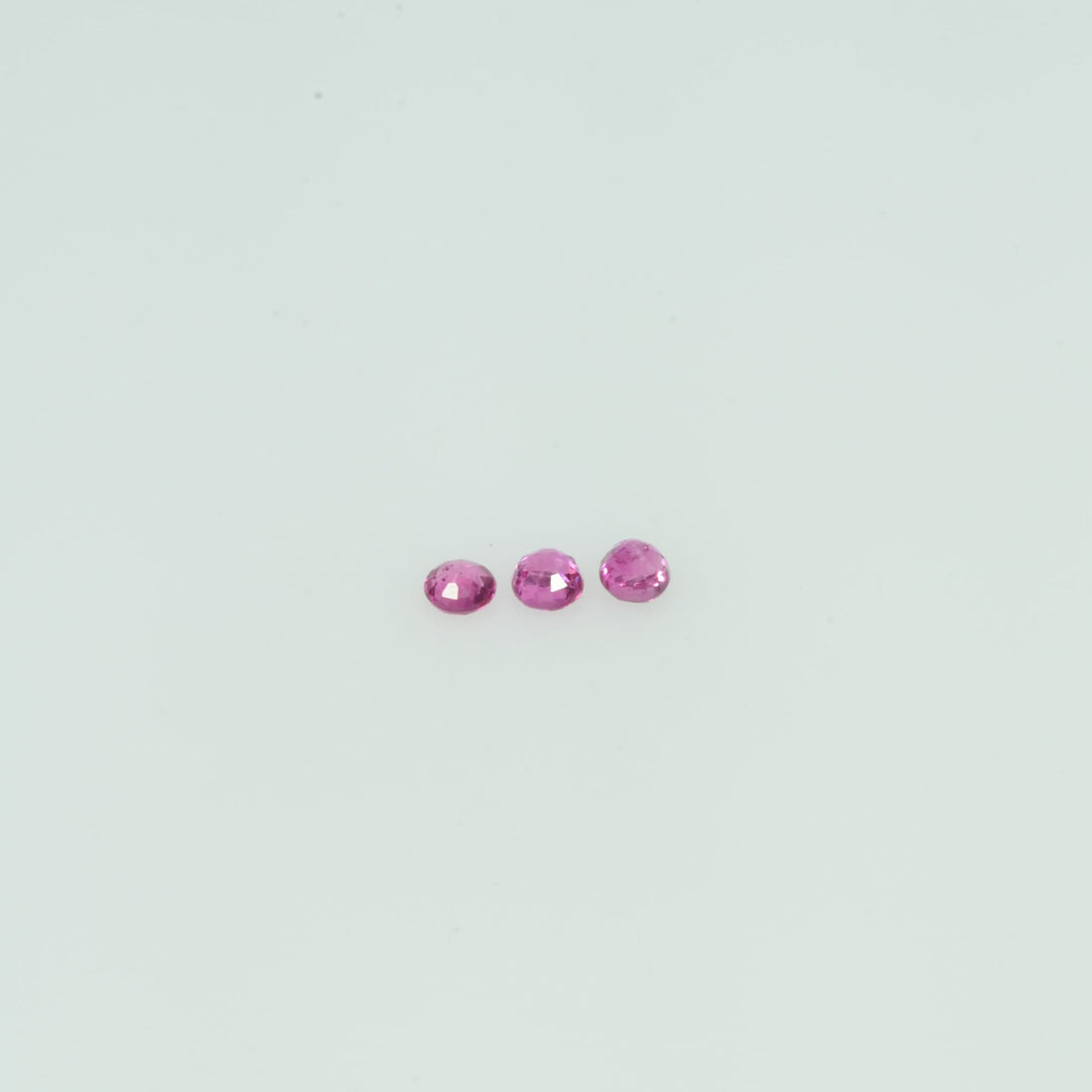 1.1-2.8 mm Natural Ruby Loose Gemstone Round Cut