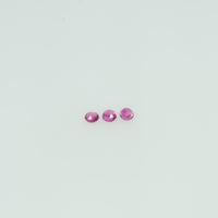 1.1-2.8 mm Natural Ruby Loose Gemstone Round Cut