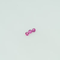 1.1-2.8 mm Natural Ruby Loose Gemstone Round Cut