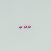 1.1-2.8 mm Natural Ruby Loose Gemstone Round Cut
