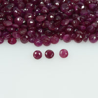 2.1-3.1 mm Natural Ruby Loose Gemstone Round Cut