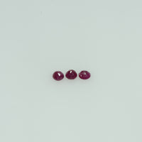 2.1-3.1 mm Natural Ruby Loose Gemstone Round Cut