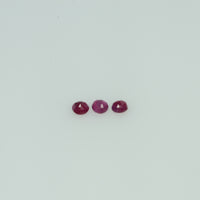 1.9-3.2 mm Natural Ruby Loose Gemstone Round Cut