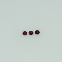 1.5-2.4 mm Natural Ruby Loose Gemstone Round Cut
