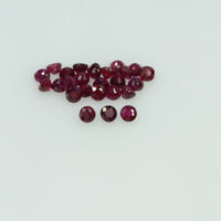 1.5-2.4 mm Natural Ruby Loose Gemstone Round Cut