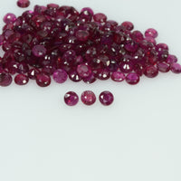 1.3-3.1 mm Natural Ruby Loose Gemstone Round Cut