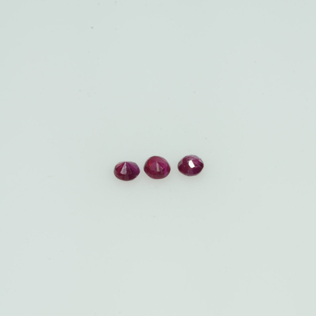 1.3-3.1 mm Natural Ruby Loose Gemstone Round Cut