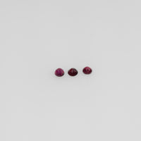 1.4-2.4 mm Natural Ruby Loose Gemstone Round Cut