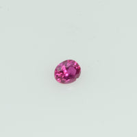 0.09 Cts 2 pcs Natural Burma Ruby Loose Gemstone Oval Cut