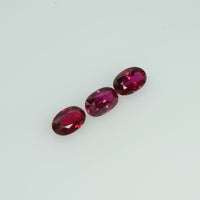 5x3 mm Natural Burma Ruby Loose Gemstone Oval Cut