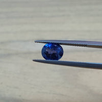 2.94 cts Unheated Natural Purple Sapphire Loose Gemstone Oval Cut