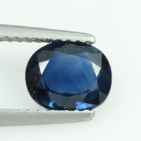 1.51 Cts Natural Blue Sapphire Loose Gemstone Oval Cut