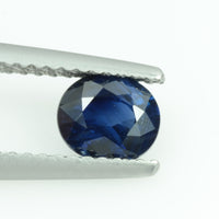 0.82 Cts Natural Blue Sapphire Loose Gemstone Oval Cut