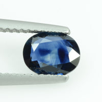 0.91 Cts Natural Blue Sapphire Loose Gemstone Oval Cut