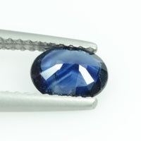 0.89Cts Natural Blue Sapphire Loose Gemstone Oval Cut