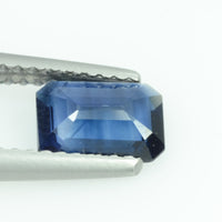 1.00 Cts Natural Blue Sapphire Loose Gemstone Octagon Cut