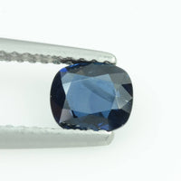 0.78 Cts Natural Blue Sapphire Loose Gemstone Cushion Cut