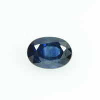 0.64 Cts Natural Blue Sapphire Loose Gemstone Oval Cut