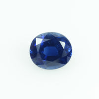 0.68 Cts Natural Blue Sapphire Loose Gemstone Oval Cut