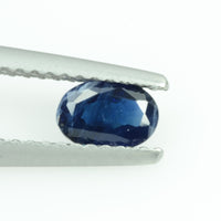 0.48 Cts Natural Blue Sapphire Loose Gemstone Oval Cut