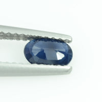 0.48 Cts Natural Blue Sapphire Loose Gemstone Oval Cut