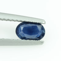 0.48 Cts Natural Blue Sapphire Loose Gemstone Oval Cut