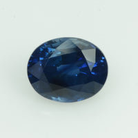 1.69 cts natural blue sapphire loose gemstone oval cut