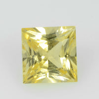 1.01 Cts Natural Yellow Sapphire Loose Gemstone Princess Cut