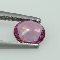 0.80 cts Natural Pink Sapphire Loose Gemstone Oval Cut