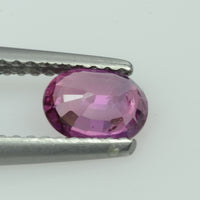 0.75 cts Natural Pink Sapphire Loose Gemstone Oval Cut