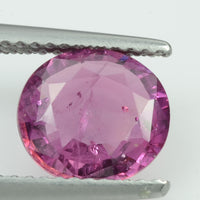 2.38 cts Natural Pink Sapphire Loose Gemstone Oval Cut