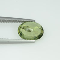 1.81 Cts Natural Green Sapphire Loose Gemstone Oval Cut