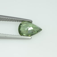 1.55 Cts Natural Green Sapphire Loose Gemstone Oval Cut